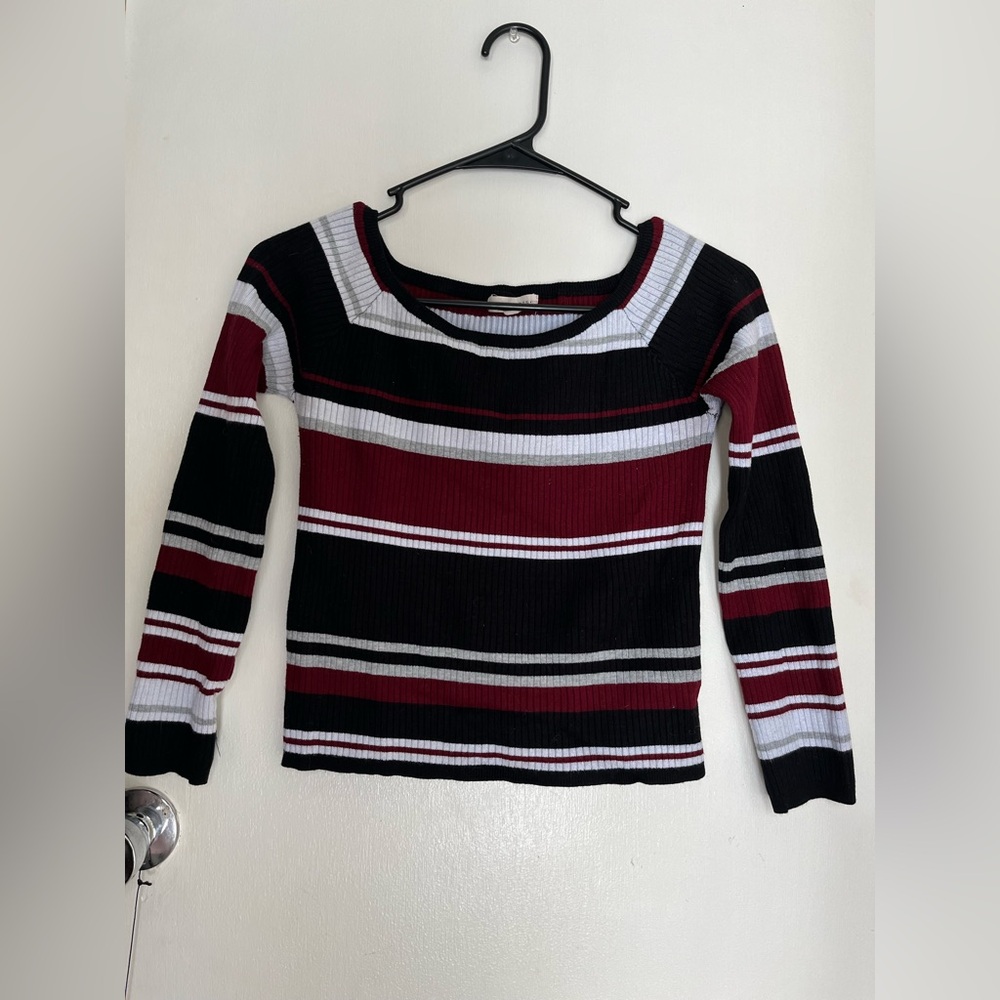 Off The Shoulder Long Sleeve Top